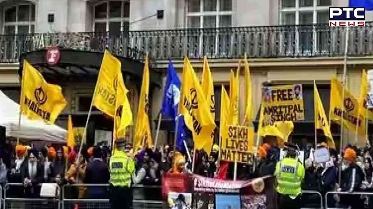 UK: Khalistan supporters throw eggs, inks at Indian High Commission