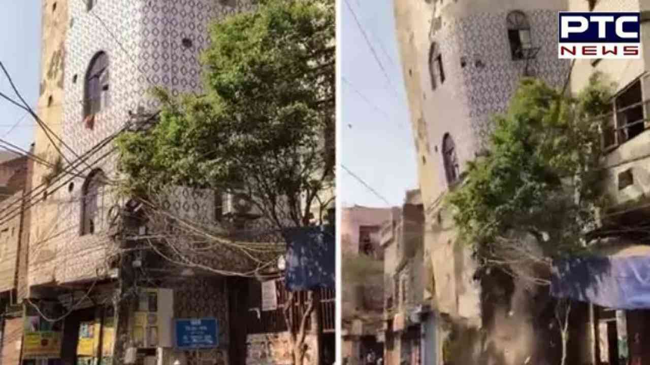 Rescue op underway after building collapses in Delhi's Bhajanpura area