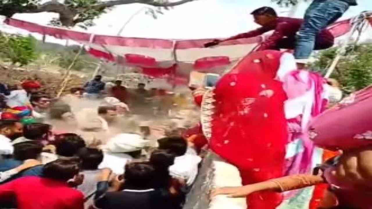ਲਾੜਾ-ਲਾੜੀ ਦੀ ਤਸਵੀਰ ਲੈਂਦੇ ਸਮੇਂ ਵਾਪਰਿਆ ਹਾਦਸਾ