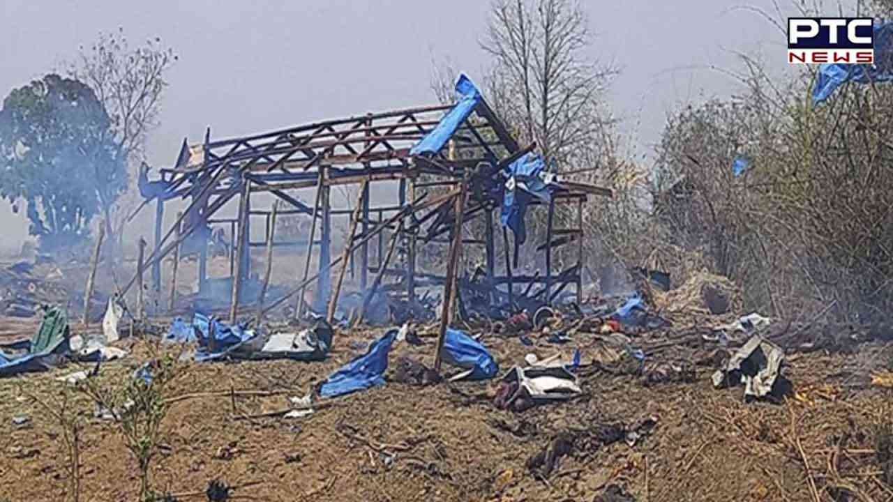Myanmar Air strike: ਮਿਆਂਮਾਰ ਨੇ ਆਪਣੇ ਹੀ ਦੇਸ਼ ਦੇ ਪਿੰਡ 'ਤੇ ਕਰਵਾਇਆ ਹਵਾਈ ਹਮਲਾ, 100 ਦੀ ਮੌਤ
