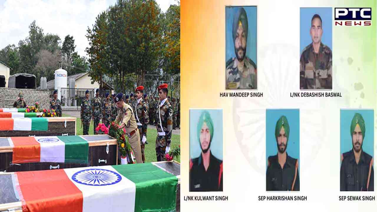 Poonch terror attack: Punjab CM announces Rs 1 cr each for kin of slain jawans from state