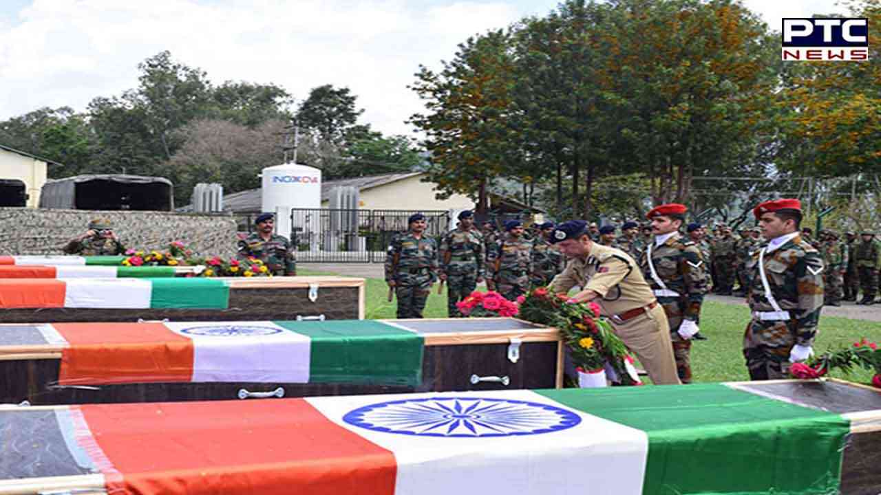 Punjab: Heartrending scenes as mortal remains of four jawans consigned to flames