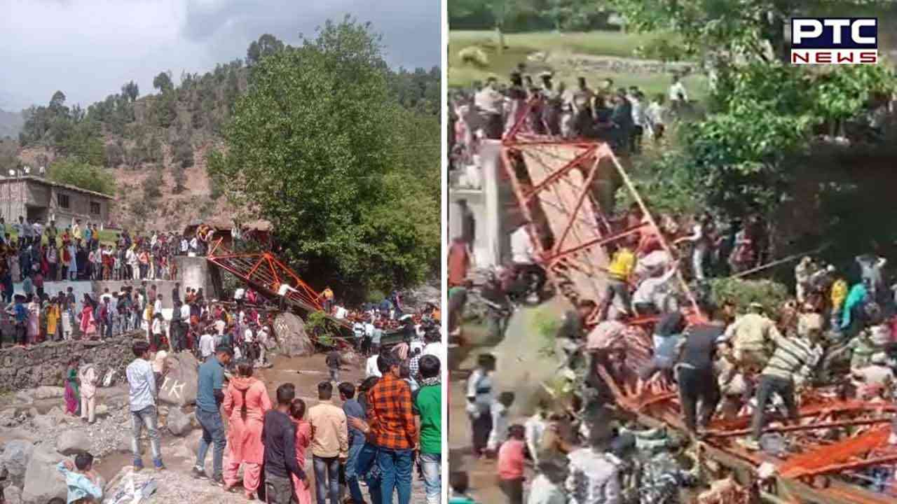 80 injured after bridge collapses in Udhampur during Baisakhi celebrations