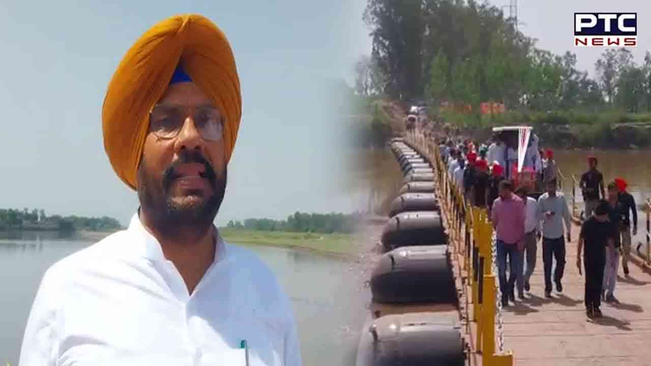 ਧਾਲੀਵਾਲ ਵੱਲੋਂ ਭਾਰਤ ਪਾਕਿਸਤਾਨ ਸਰਹੱਦੀ ਖੇਤਰ ਵਿੱਚ ਦੋ ਪਲਟੂਨ ਪੁੱਲਾਂ ਦੀ ਸ਼ੁਰੂਆਤ