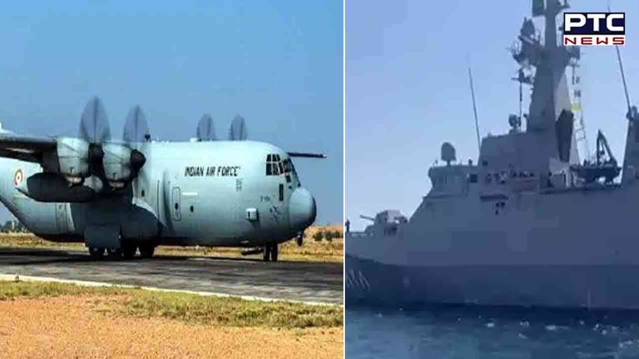 Indian evacuation efforts underway: Two IAF planes in Jeddah and Navy Ship in Sudan
