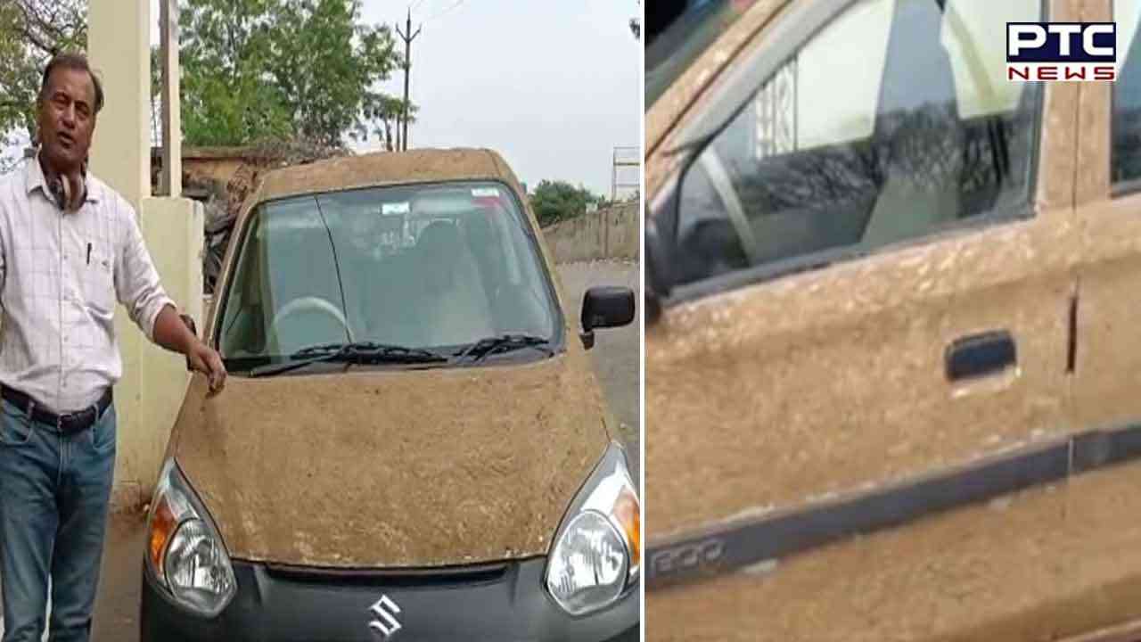 Have you ever thought of coating your car with cow dung? Sample this
