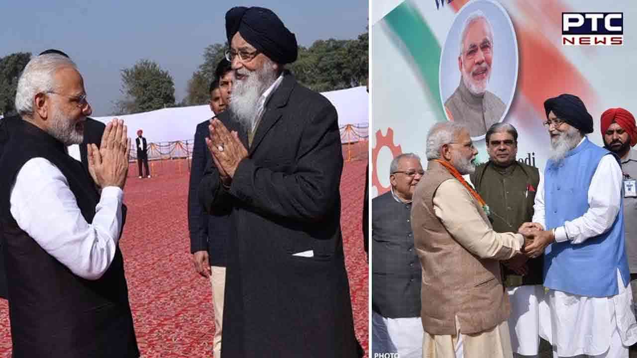 'I lost a father figure:' PM Modi mourns Sardar Parkash Singh Badal demise