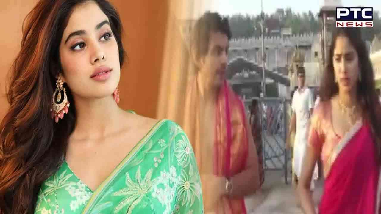 Janhvi Kapoor with her rumoured BF Shikhar Pahariya spotted at Tirupati Balaji Temple