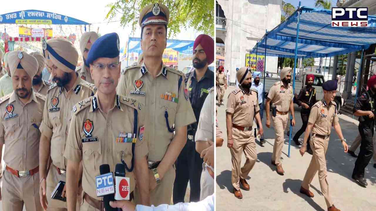 Punjab DGP: ਤਖ਼ਤ ਸ੍ਰੀ ਦਮਦਮਾ ਸਾਹਿਬ ਵਿਖੇ ਪੰਜਾਬ ਦੇ ਡੀਜੀਪੀ ਗੌਰਵ ਯਾਦਵ ਨੇ ਕੀਤਾ ਦੌਰਾ, ਸੁਰੱਖਿਆ ਪ੍ਰਬੰਧਾਂ ਦਾ ਲਿਆ ਜਾਇਜ਼ਾ