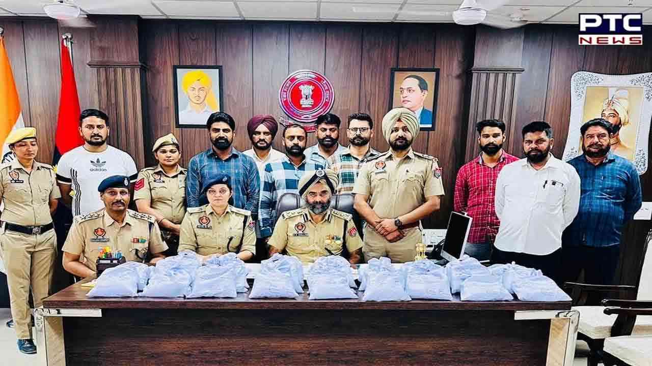 Punjab Police nabs drug smugglers, recovers 39.9 kg heroin from Fazilka