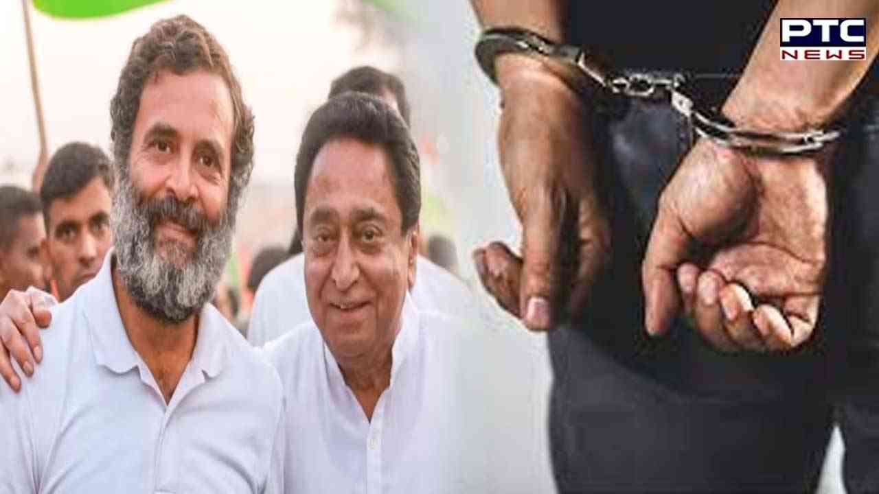 Police arrest MP man who sent death threat to Rahul Gandhi, Kamal Nath