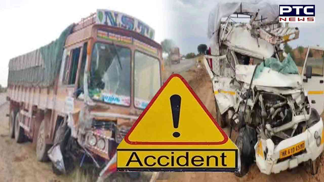 Rajasthan Road Accident: ਟਰੱਕ ਅਤੇ ਪਿਕਅੱਪ ਗੱਡੀ ਦੀ ਹੋਈ ਭਿਆਨਕ, ਤਿੰਨ ਬੱਚਿਆਂ ਸਮੇਤ ਪੰਜ ਦੀ ਮੌਤ