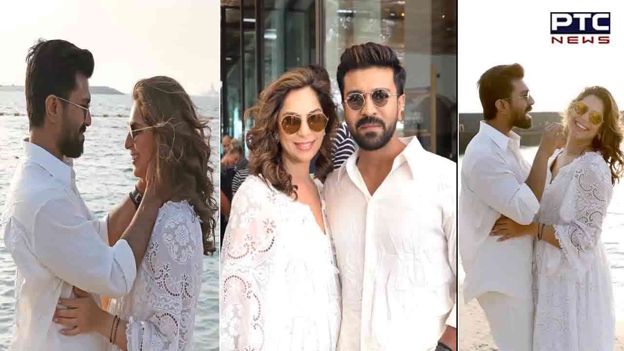 Ram Charan, Upasana Konidela set couple goals at baby shower ceremony