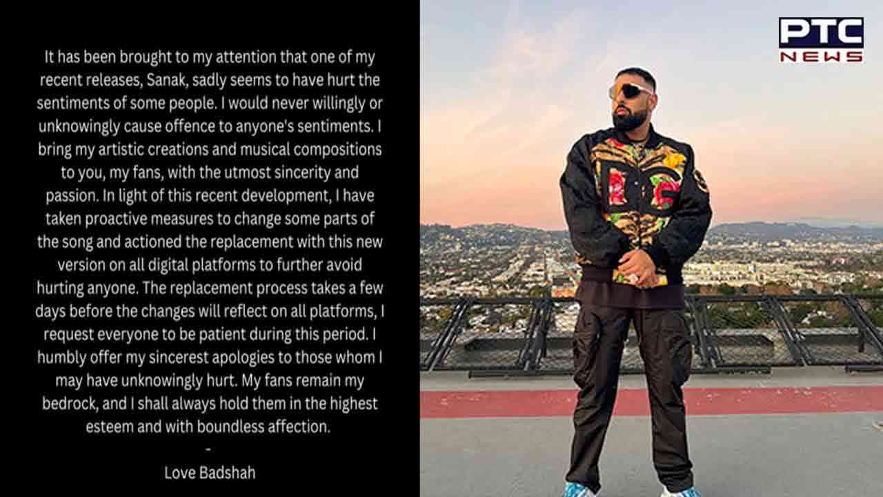 Badshah issues apology; says some parts of the song Sanak will be