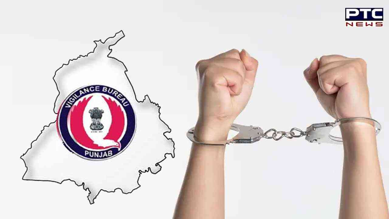 Punjab Vigilance Bureau arrests SDO Mining, his driver for taking bribe of Rs 40,000