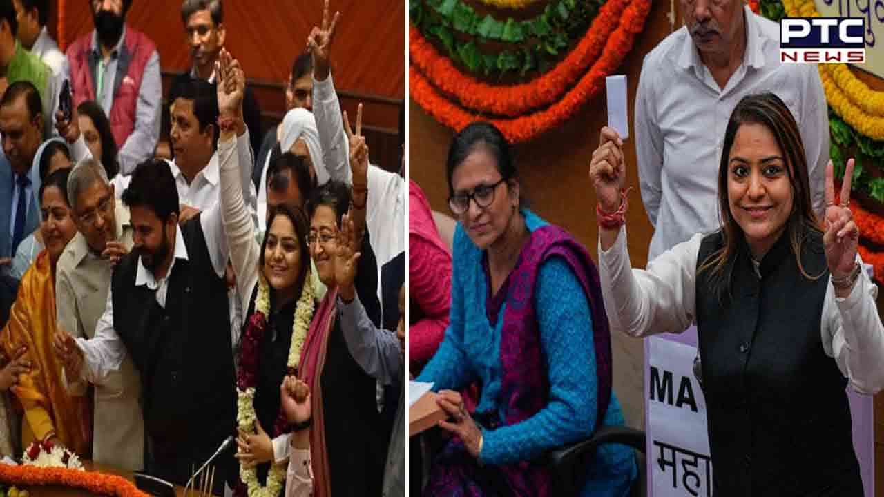 AAP's Shelly Oberoi elected as Delhi Mayor again; BJP's Shikha Rai backs out