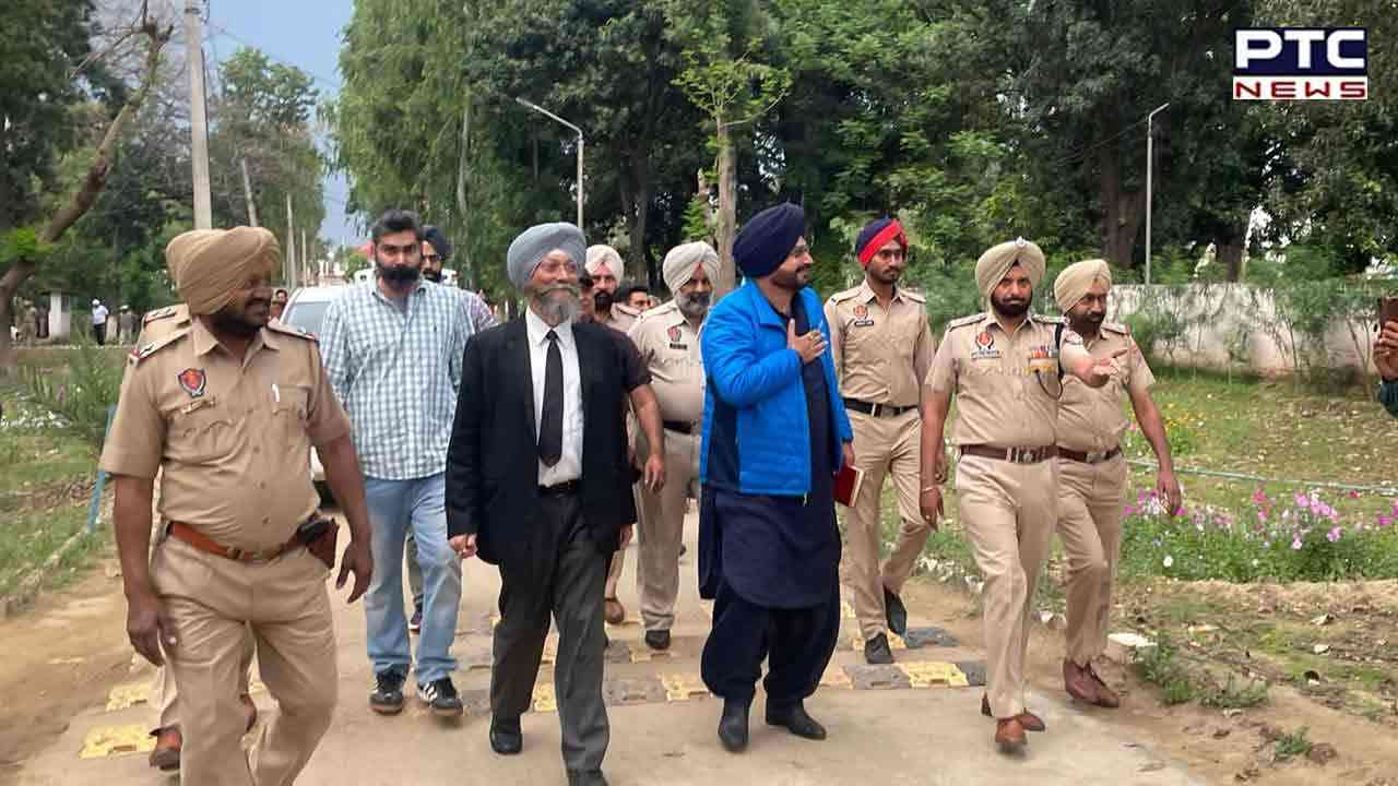 Jailed in 1988 road rage case, Punjab Congress leader Navjot Singh Sidhu walks out of Patiala Jail