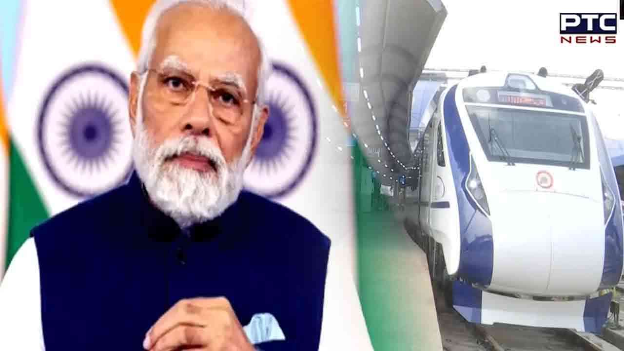 Pm Modi Flags Off Vande Bharat Express Between Bhopal And Delhi Nation Ptc News