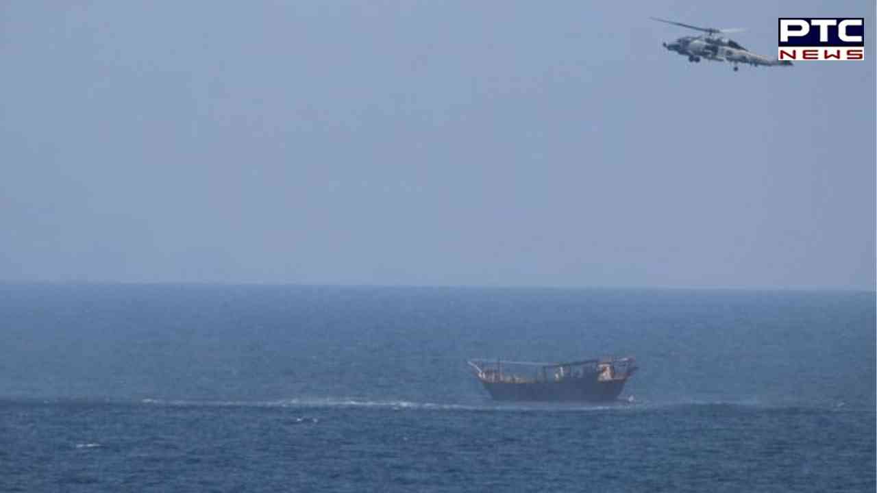 Chinese boat sinks in Indian Ocean; Indian Navy plane aids rescue op