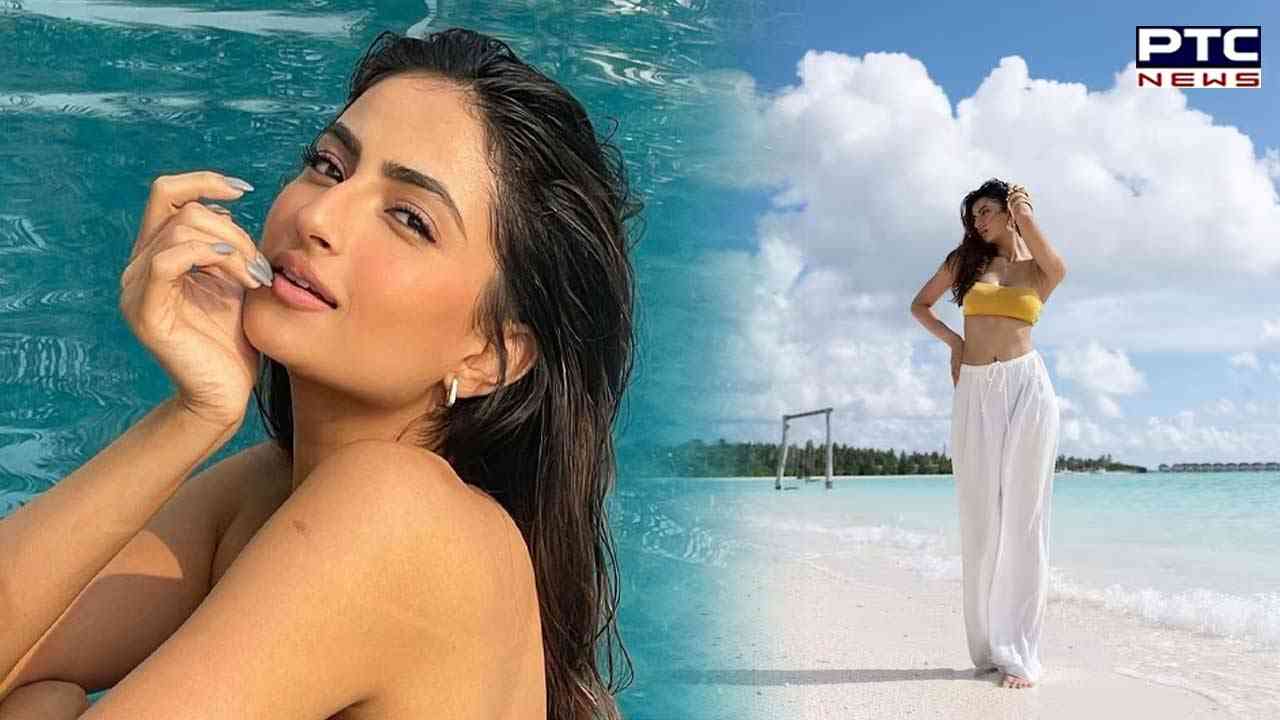 Palak Tiwari dives into Maldives: Unveiling the blues in ribbed swimsuit glam