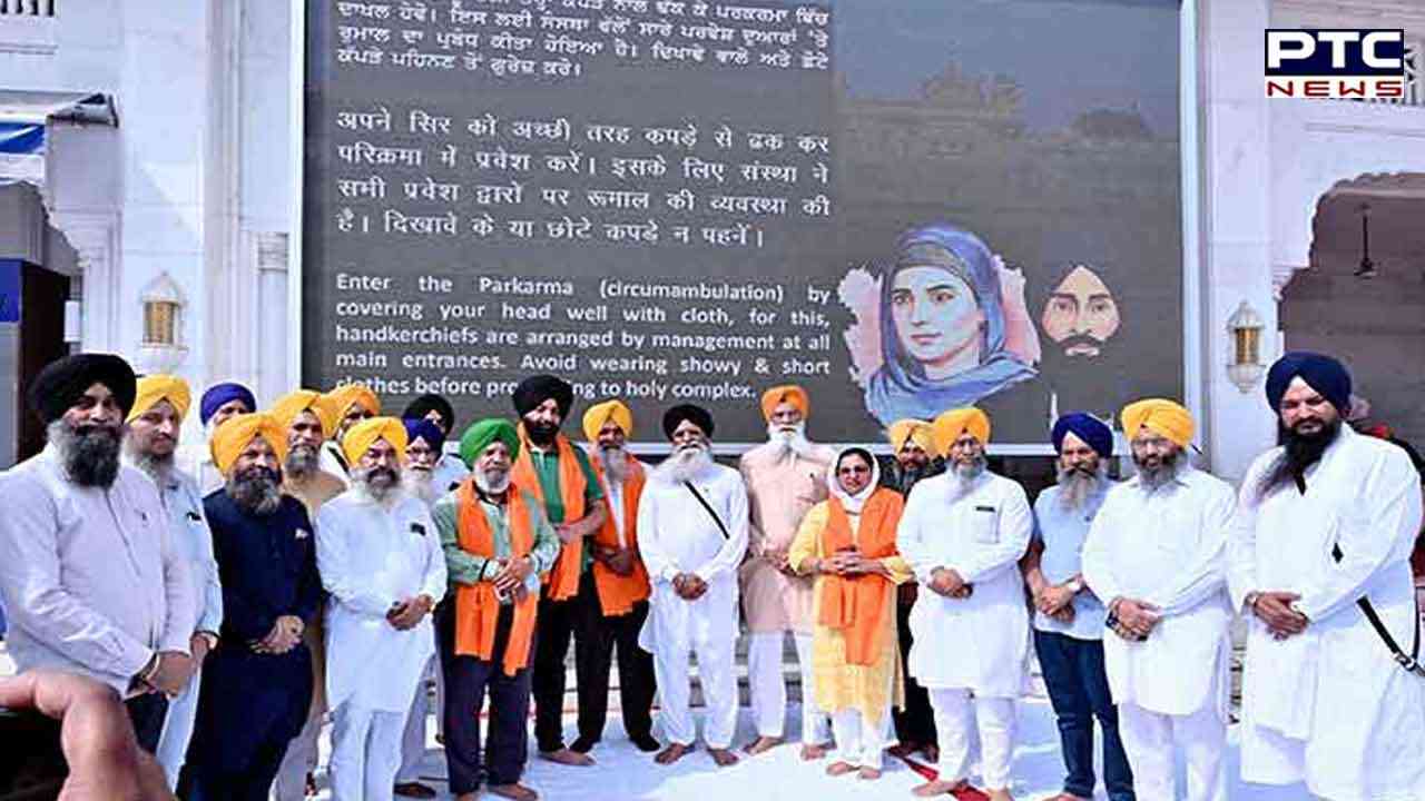 Watch: Digital screen installed at Golden Temple complex to make sangat aware of dos and don’ts