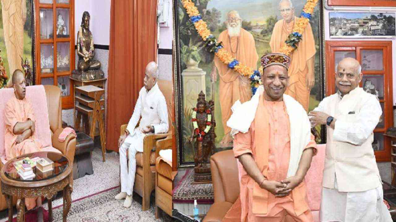 हिमाचल प्रदेश के राज्यपाल शिव प्रताप ने CM YOGI से की शिष्टाचार भेंट