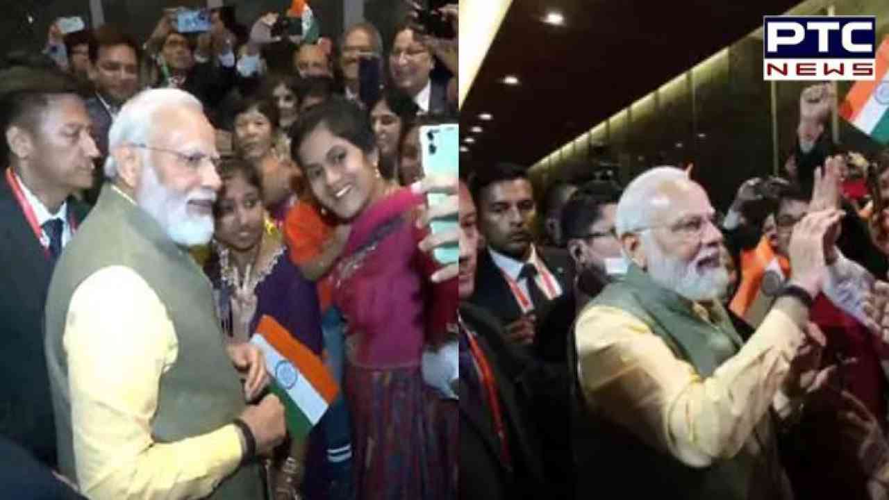 PM Modi interacts with Indian diaspora in Japan's Hiroshima