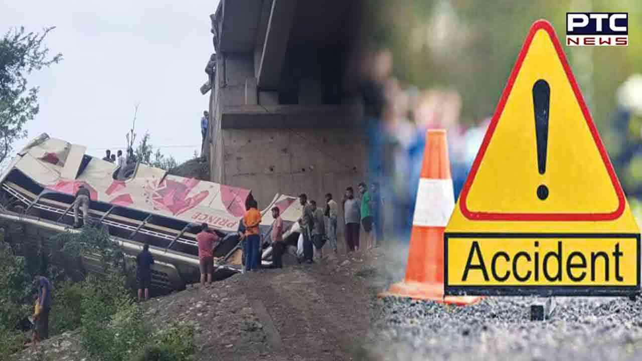 Deadly mishap in Jammu: 10 dead as Katra-bound bus rolls down gorge