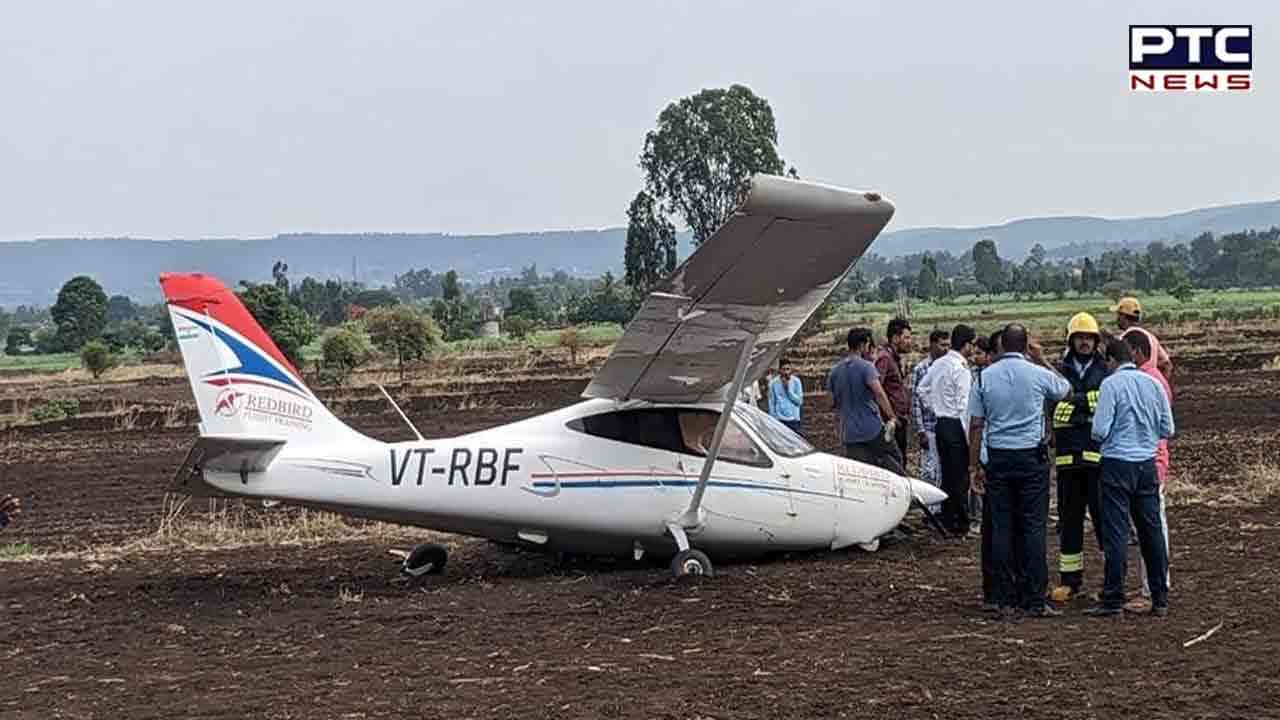 Pilots injured as Redbird training aircraft faces technical glitches mid-air in Karnataka's Belagavi