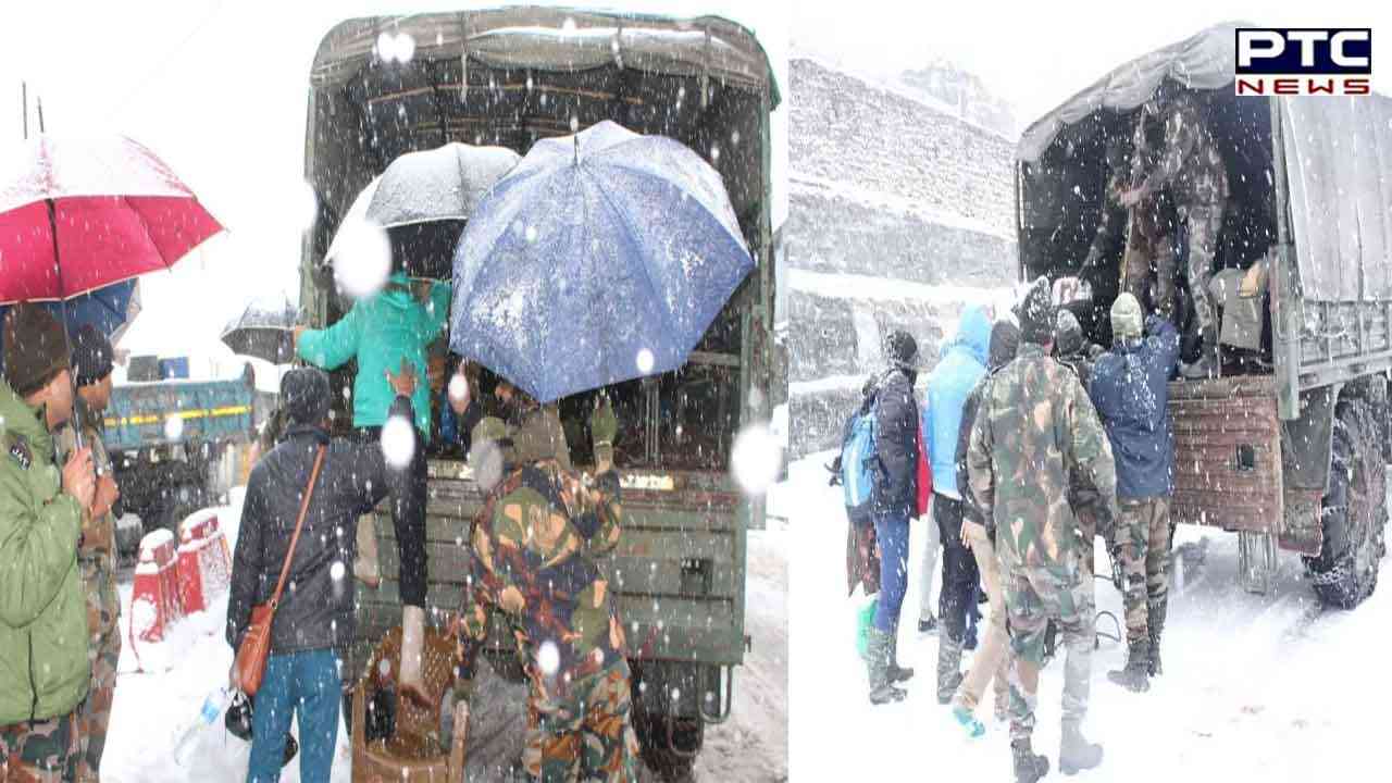 Tourists stuck in Sikkim: Indian Army rescues 30 tourist stranded due to snowfall