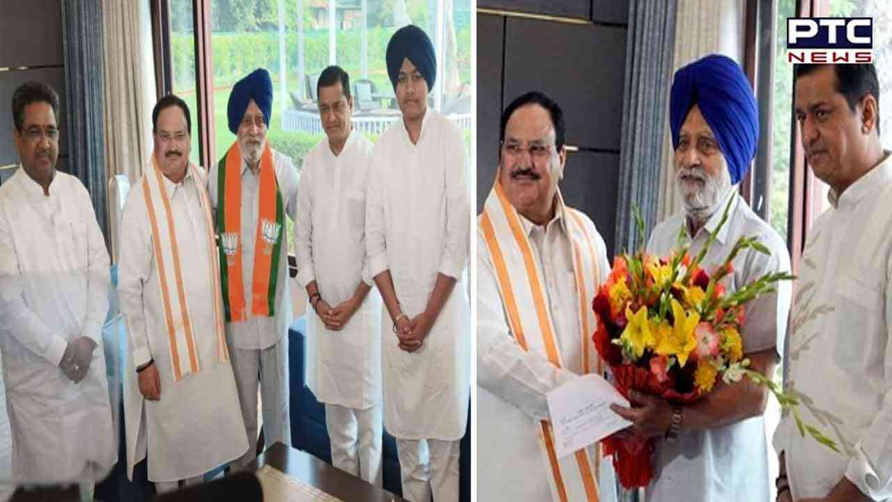Former Punjab Assembly Speaker Charanjit Singh Atwal joins BJP