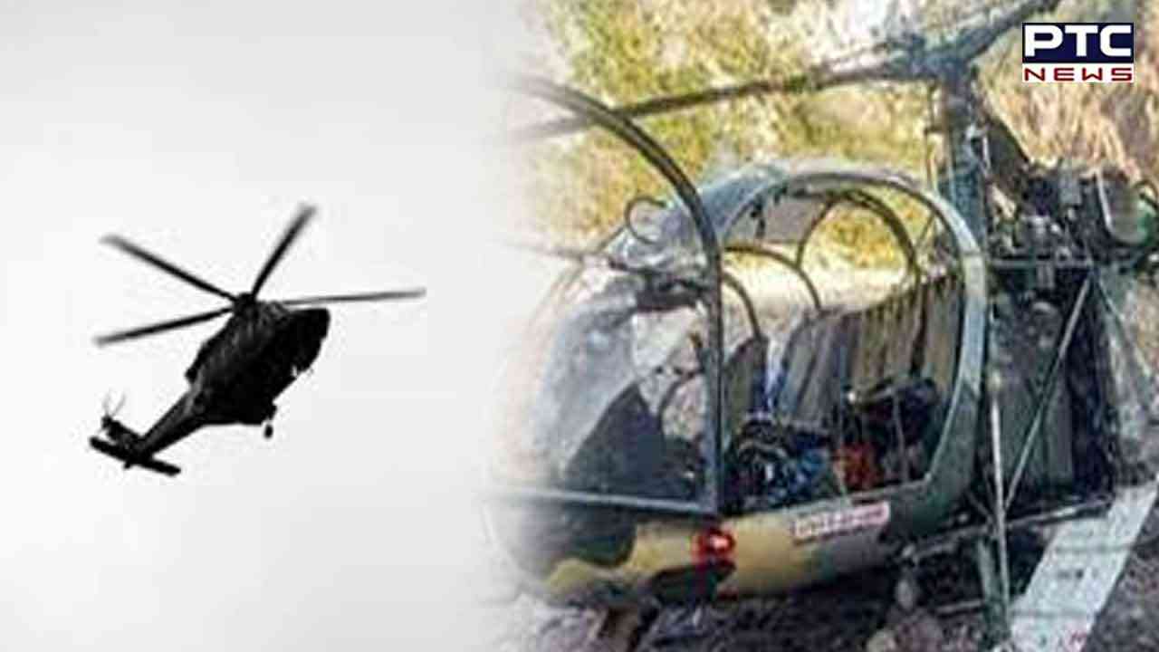 Army helicopter crashes in Jammu and Kashmir's Kishtwar; 3 personnel evacuated