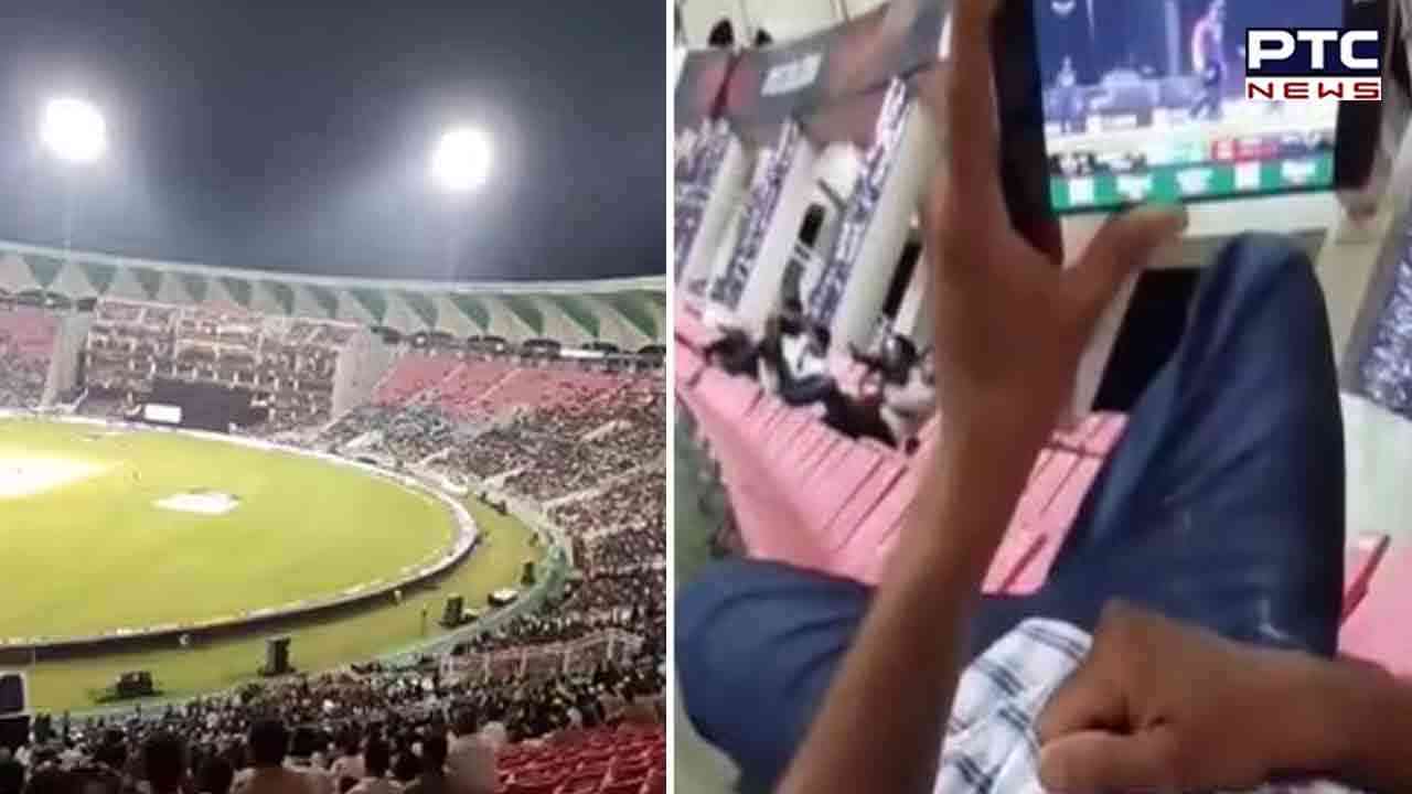 Man chooses phone over live action at IPL match in stadium