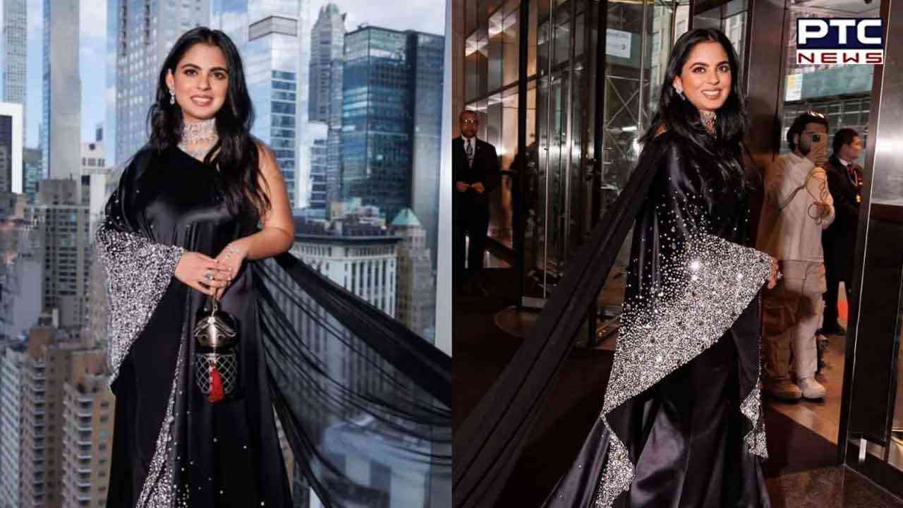 Isha Ambani shines at Met Gala 2023 in a saree-gown