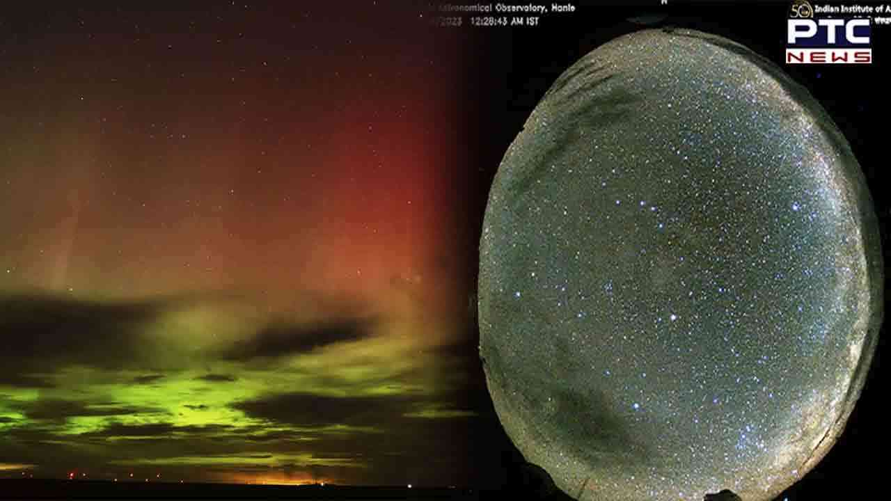 Social-media buzzes over rare aurora-like sighting in Ladakh skies