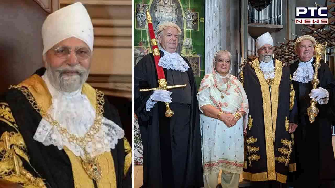 Punjab-born Sikh councillor Jaswant Singh Birdi scripts history by becoming first turban-wearing Lord Mayor of UK's Coventry