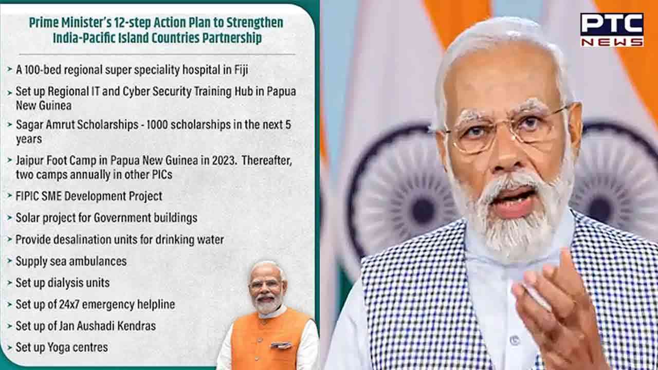 PM Modi announces programme to boost India-Pacific Island ties