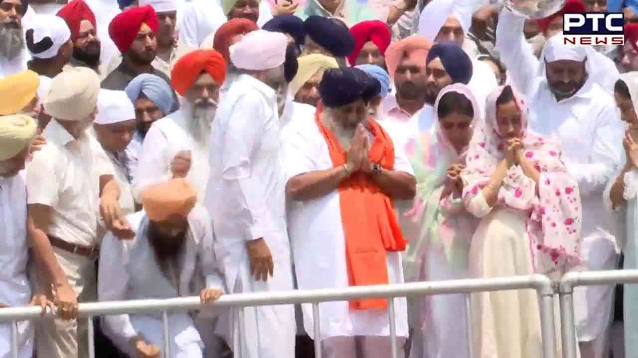 Sardar Parkash Singh Badal's ashes immersed at Kiratpur Sahib; 'antim ardas' to be held on May 4