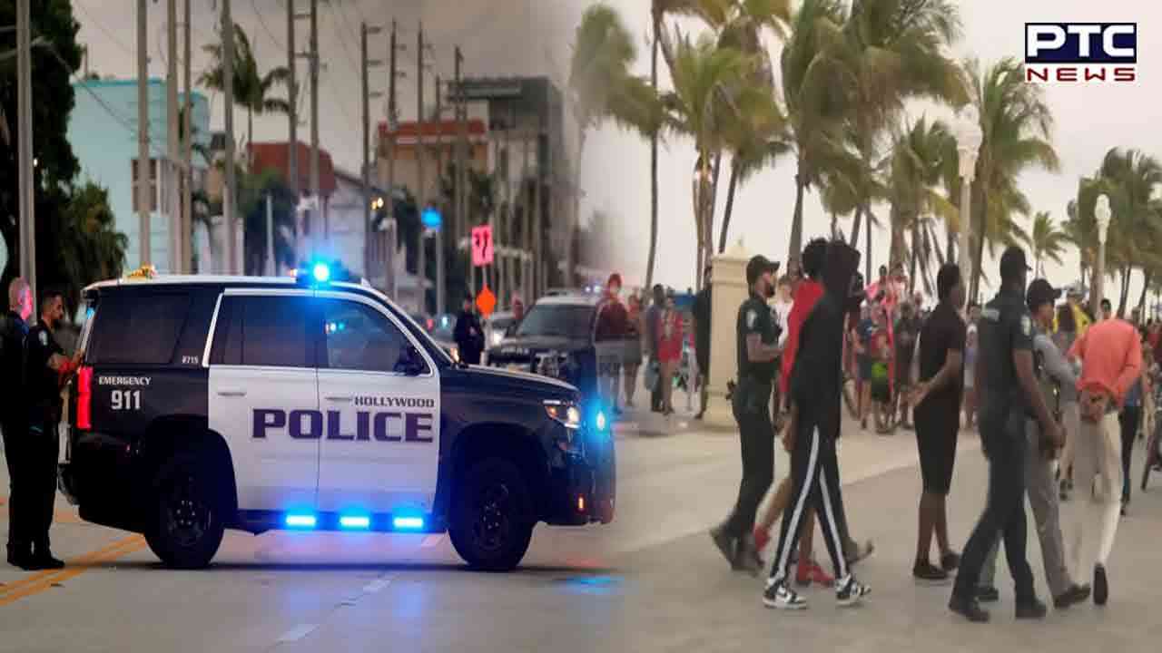 Shooting at Hollywood beach leaves 3 children among nine injured
