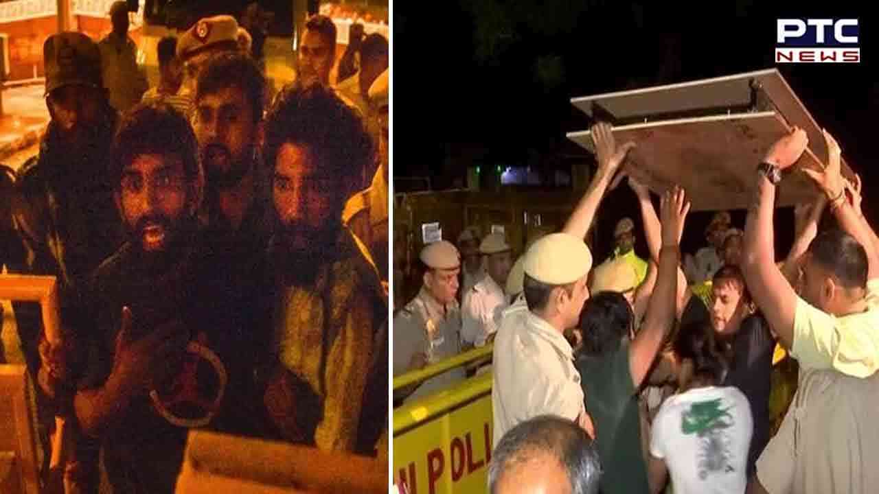 Ruckus at Jantar Mantar: DCW chief Swati Maliwal detained as she tried to join protest