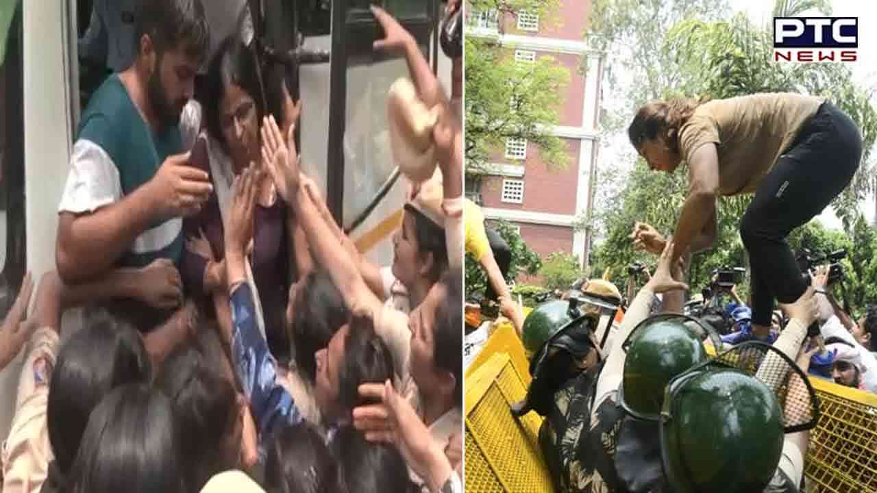 Wrestler’s Protest: ਜੰਤਰ-ਮੰਤਰ 'ਤੇ ਹੋਇਆ ਹੰਗਾਮਾ, ਹਿਰਾਸਤ 'ਚ ਲਏ ਭਲਵਾਨ; ਪੁਲਿਸ ਨੇ ਭਲਵਾਨਾਂ ਦੇ ਉਖਾੜੇ ਤੰਬੂ