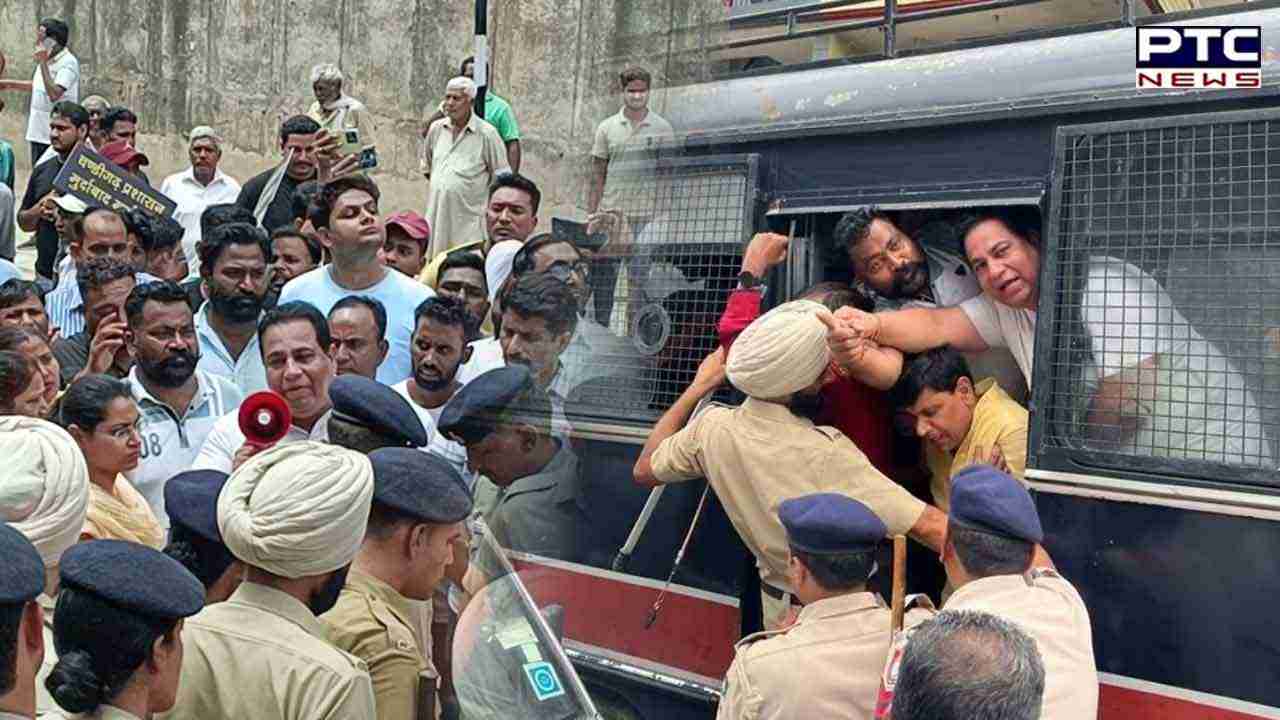 Congress president HS Lucky arrested for protesting house sealing in Chandigarh