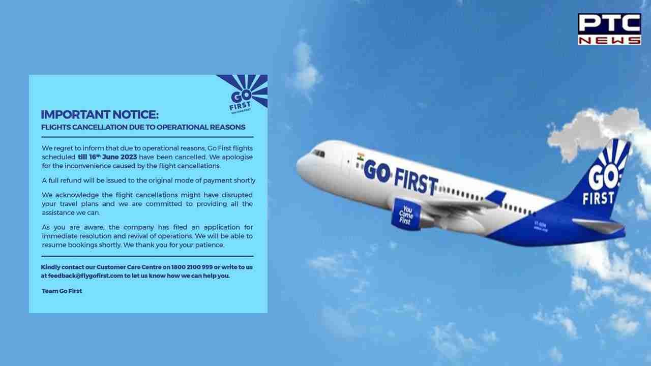 Crisis-hit Go First extends flight cancellation until June 16