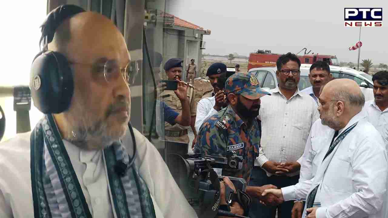 Cyclone Biparjoy: Amit Shah visits cyclone-affected areas of Gujarat, interacts with people