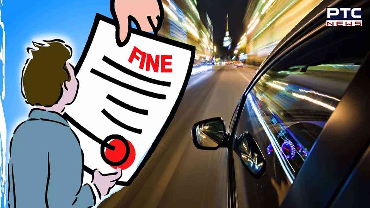 Man fined over 1 crore for speeding; license suspended for 10 days