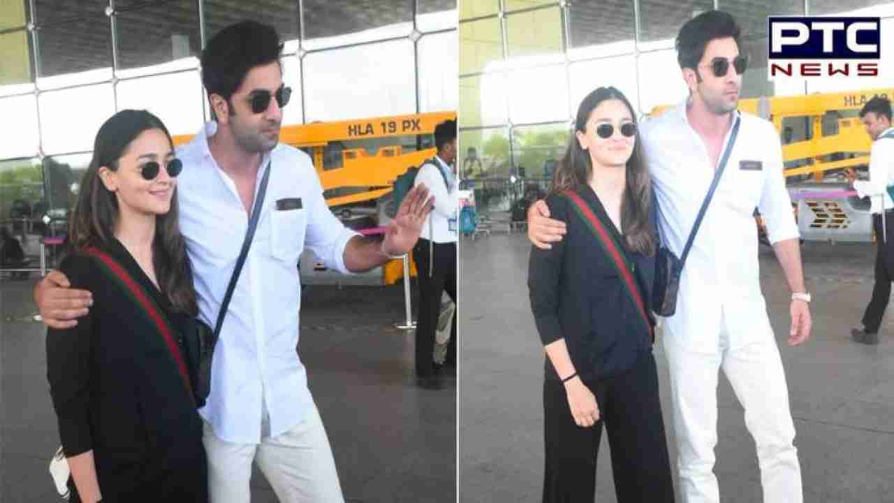 Alia's adorable reaction to Paparazzi complimenting Ranbir on his new look is going viral
