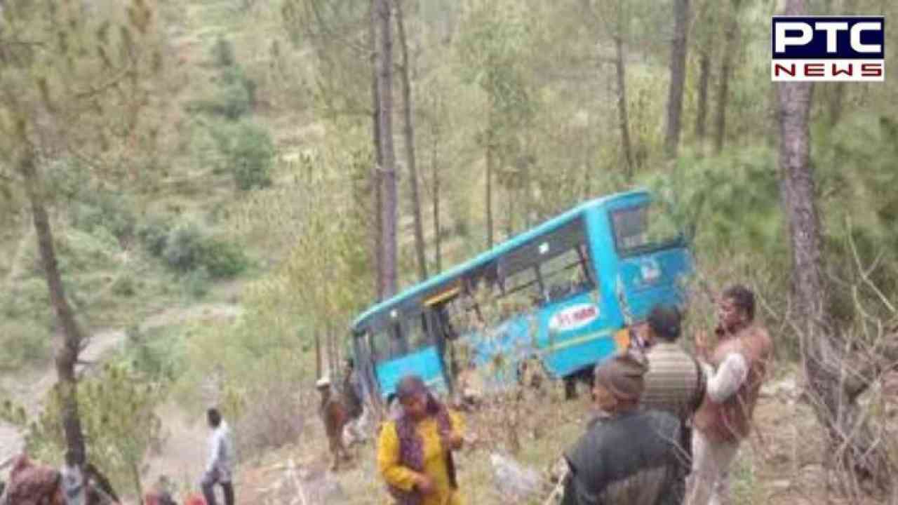 Bus with 40 onboard falls into gorge in Himachal's Mandi, several injured