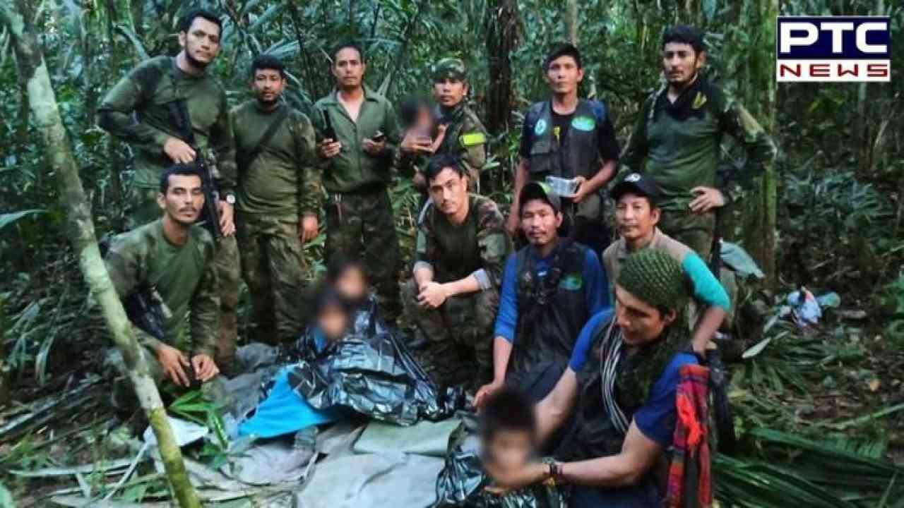 'Magical day': Four children found alive in Amazon jungle after 40 days of Colombia plane crash