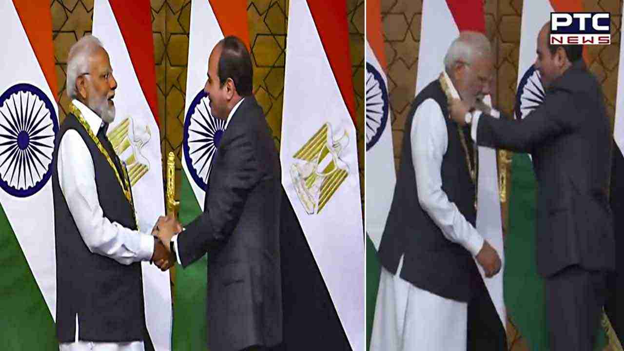 PM Modi receives Egypt's highest State Honour 'Order of the Nile' Strengthening Bilateral Relations