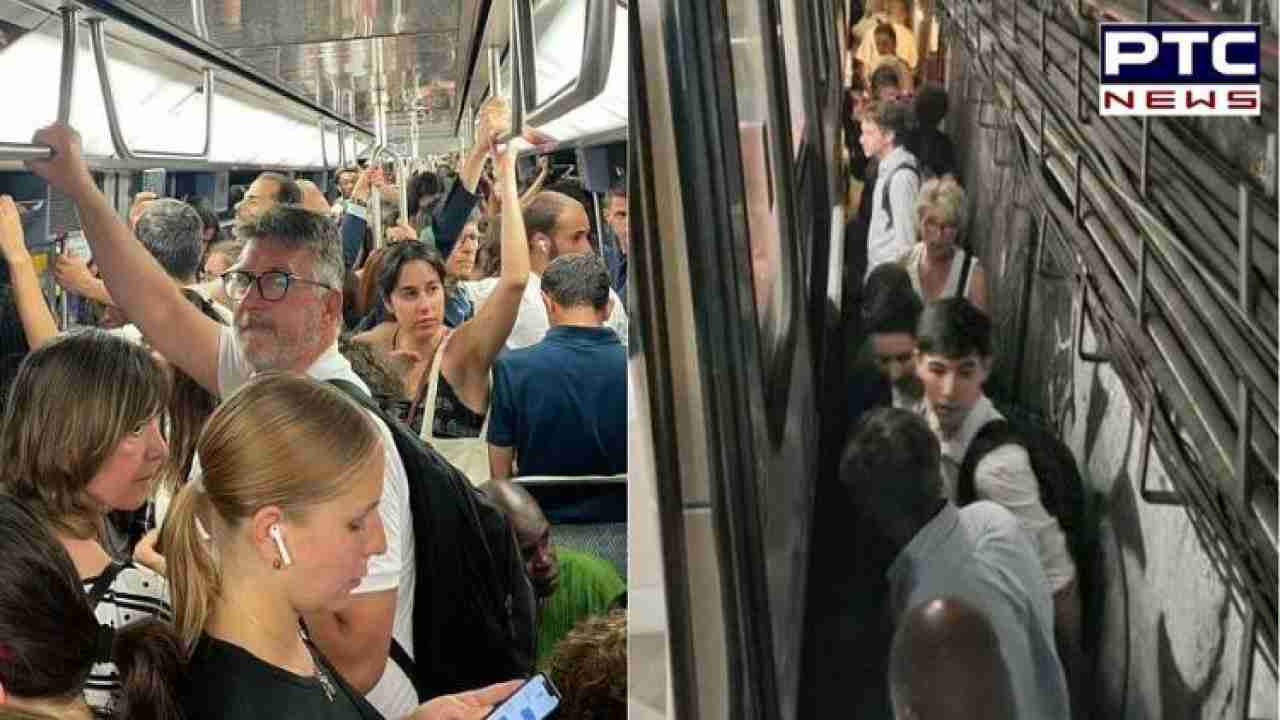 'Exceptional': Hundreds of Paris metro passengers blocked underground at rush hour